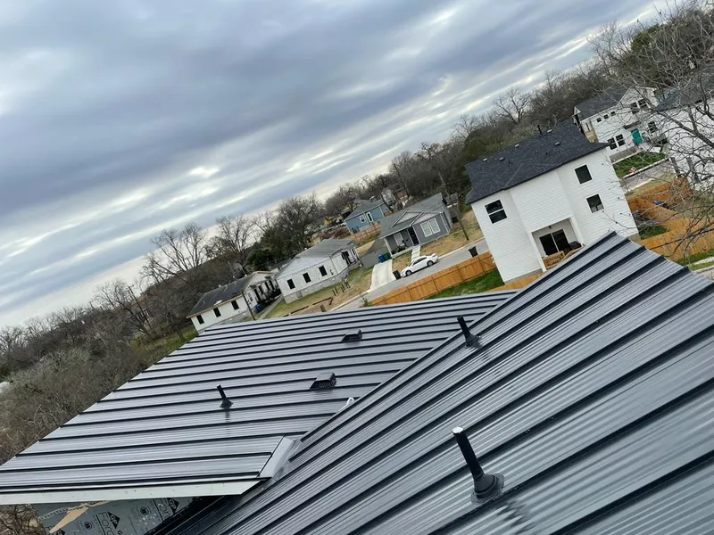 Standing seam metal roof panels with vents for Skylight Repair in Spring Hill
